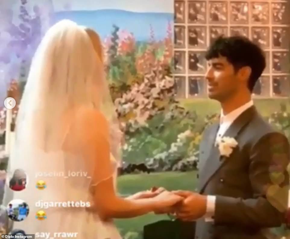 Sophie Turner y Joe Jonas se casaron en Las Vegas después de 3 años de relación (Instagram Diplo)