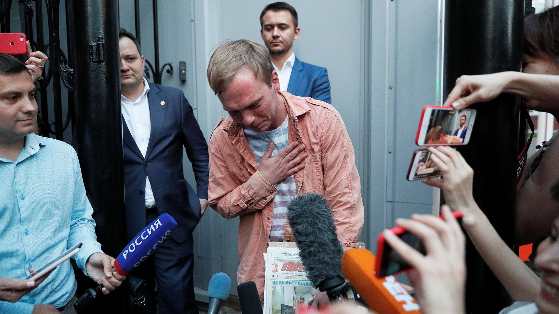 Ivan Golunov, el periodista arrestado injustamente (Reuters)