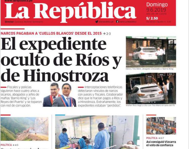 La republica - Peru - 9 de Junio de 2019