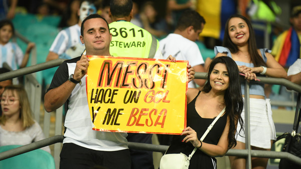 Lionel Messi, el protagonista central en un San Salvador de Bahía con muchos colombianos