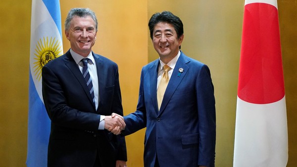 Mauricio Macri se reunió con Shinzo Abe: "Venimos a ratificar que Argentina y Japón son socios estratégicos"