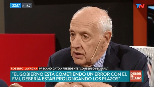 Roberto Lavagna, picante: "Las fotos entre la directora del FMI y Mauricio Macri parecen de revista del corazón"