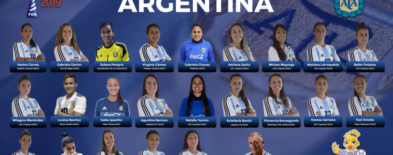 Una x una: quiénes son las 23 convocadas de la selección argentina femenina para el Mundial de Francia 2019