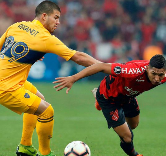 Boca iguala ante Atlético Paranaense por el partido de ida de los octavos de final de la Copa Libertadores