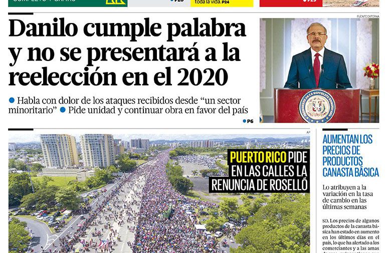 Diario libre - Republica Dominicana - 23 de Julio de 2019