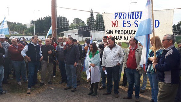 Entre Ríos: protesta en el túnel subfluvial para reclamar contra un fallo sobre agroquímicos