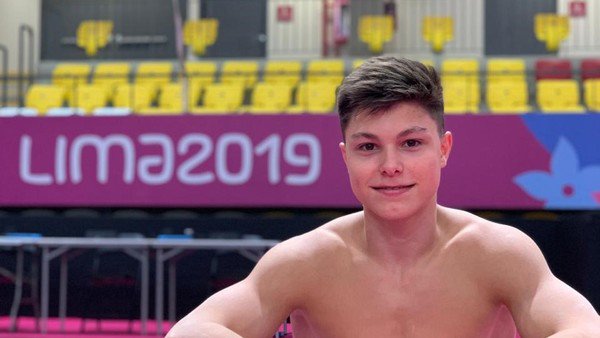 Julián Jato, el gimnasta de Florida que sueña con llegar a la final en Lima