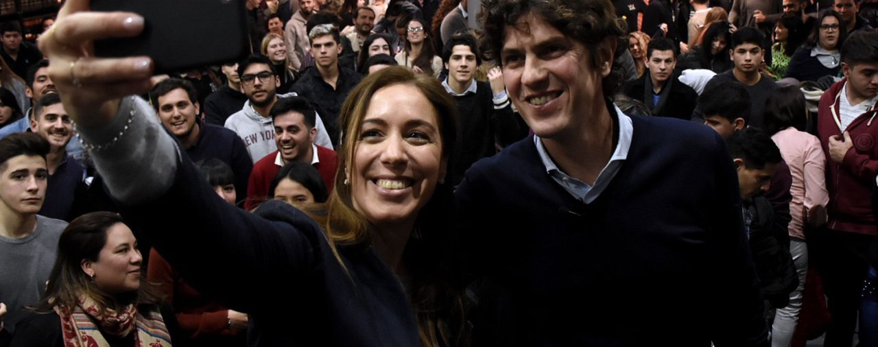 Martín Lousteau compartió un acto con María Eugenia Vidal en busca del voto joven y universitario bonaerense