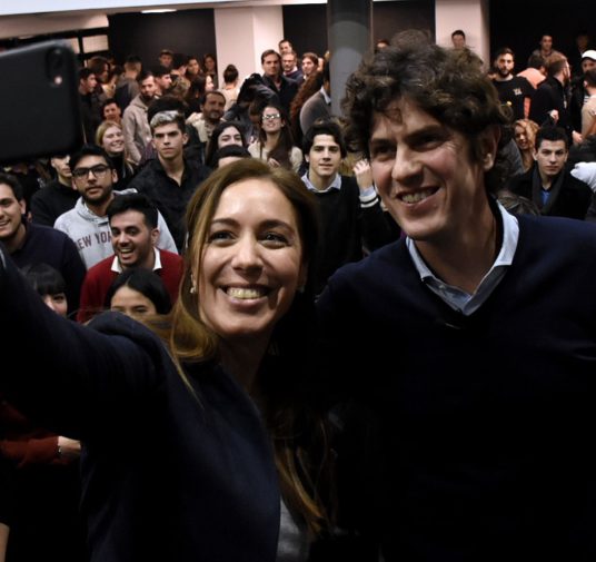 Martín Lousteau compartió un acto con María Eugenia Vidal en busca del voto joven y universitario bonaerense