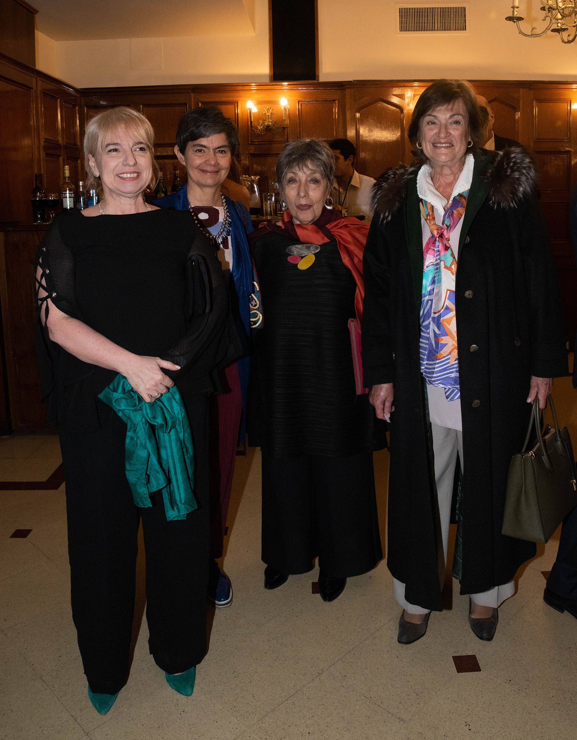 Silvana Giudici, titular del Enacom; María Eugenia Estenssoro; Norma Morandini; María Angélica Gelli, miembro del Consejo Consultivo de la Asociación Argentina de Derecho Constitucional