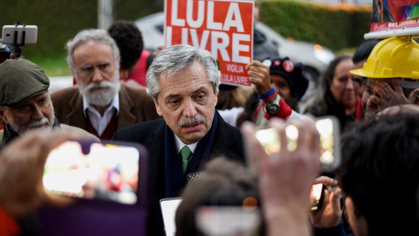 Alberto Fernández y Cristina Kirchner encabezan un petitorio por la libertad de Lula Da Silva