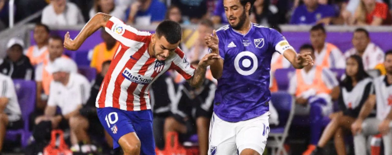 El Atlético de Madrid de Héctor Herrera goleó al MLS All-Stars de Carlos Vela y Zlatan Ibrahimovic