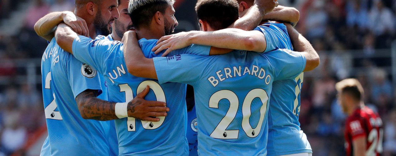 El Manchester City de Agüero vence al Brighton desde el inicio y es líder de la Premier League