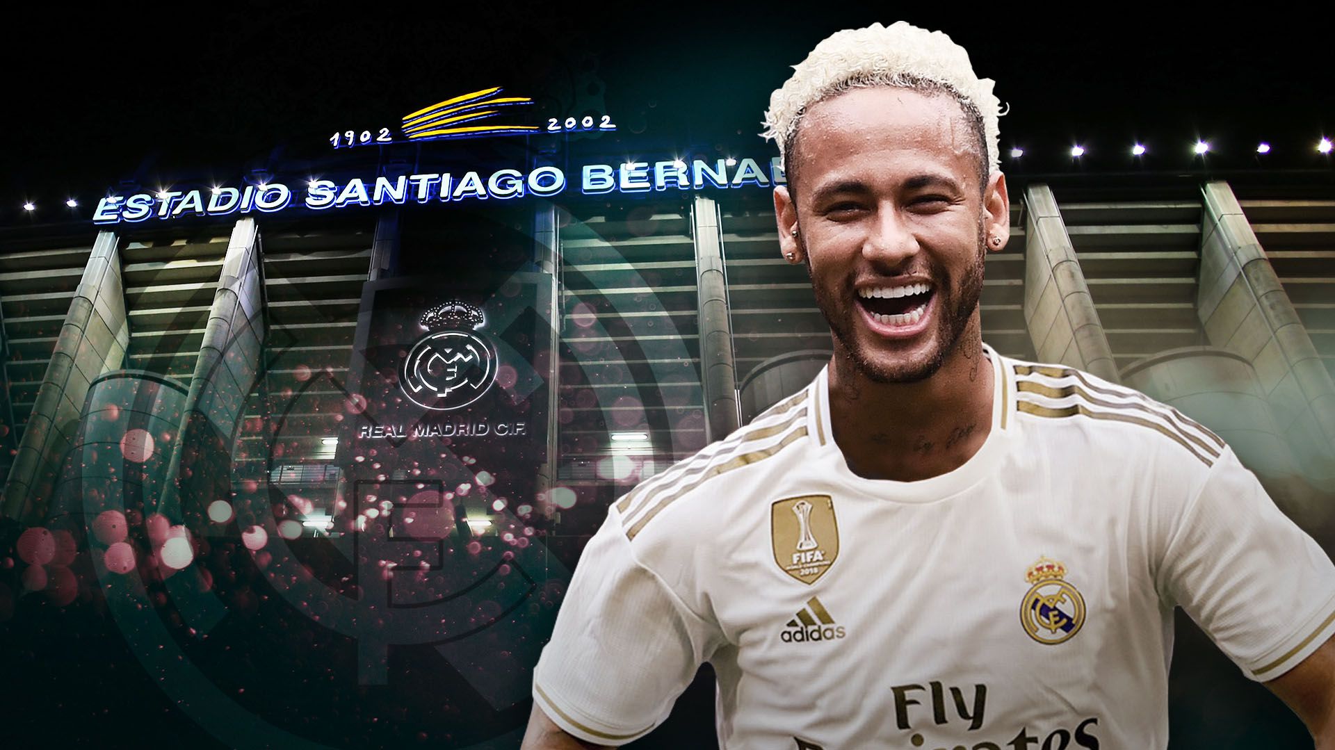 Neymar, el nuevo deseo de Florentino Pérez para el Real Madrid (Fotomontaje)