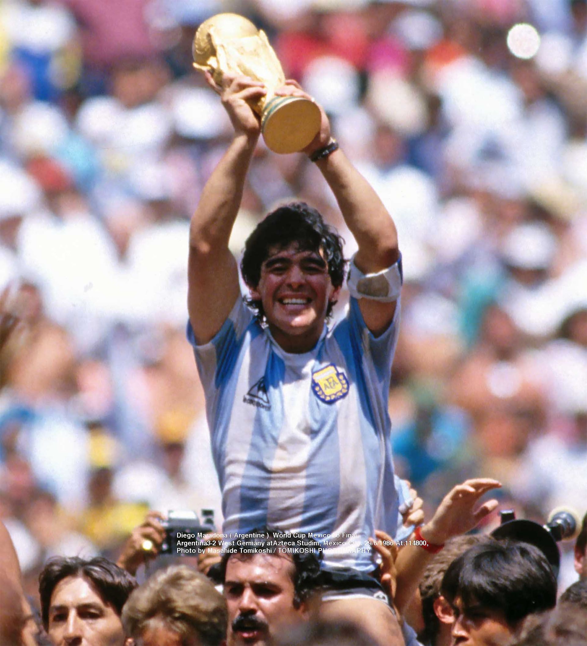 Diego Maradona, México 86 (Masahide Tomikoshi)