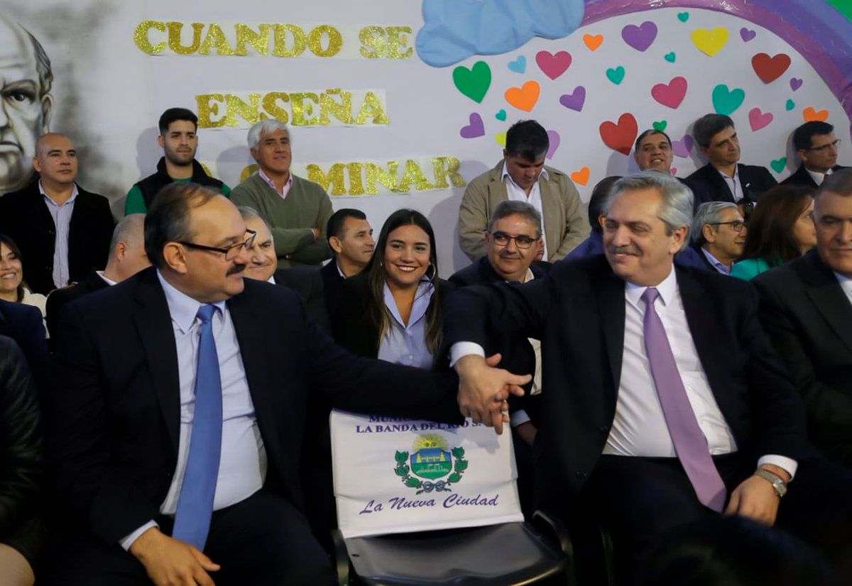 Alberto Fernández viajará en lugar de Cristina y respaldará a Sergio 'El Oso' Leavy antes de las primarias salteñas (Foto: @ElOsoLeavy)