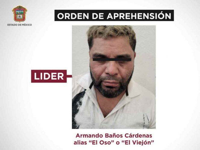 Cayó "El Oso", presunto líder del grupo delictivo que se dedica a robar y extorsionar transporte público en el Estado de México