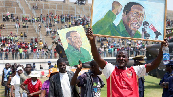 Despiden a Robert Mugabe, el hombre que gobernó Zimbabwe con mano de hierro