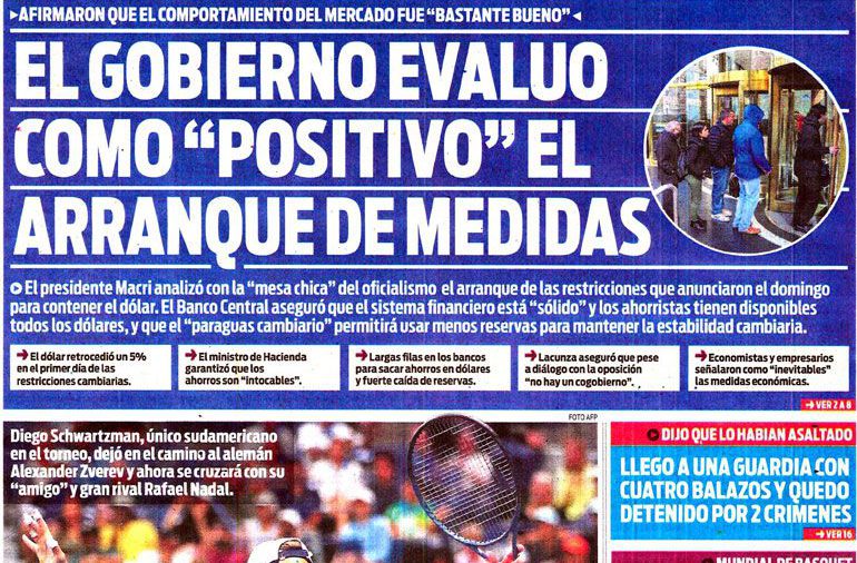 Diario Popular, martes 3 de septiembre de 2019