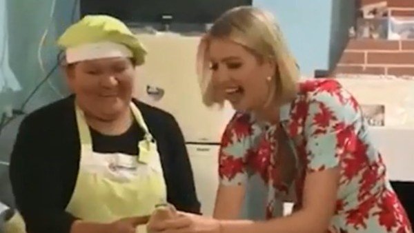 El video de Ivanka Trump muy divertida en una panadería durante su visita a Jujuy