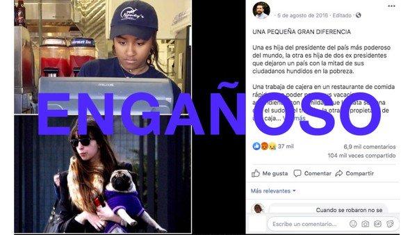 Florencia Kirchner y Sasha Obama: verdades y falsedades del posteo viral que las compara