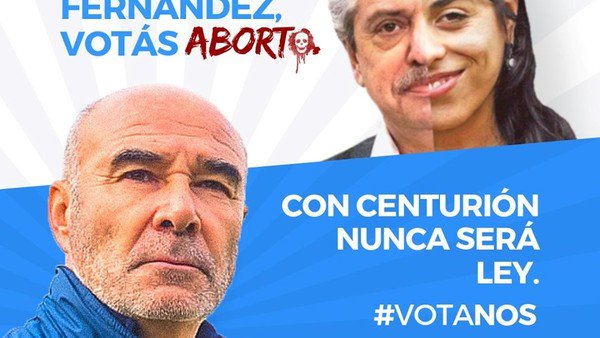 Gómez Centurión reorienta su campaña y va contra el kirchnerismo por la despenalización del aborto