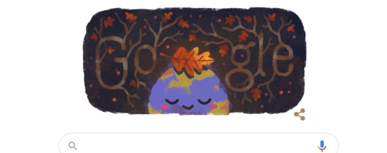 Inició el otoño: Google celebró la llegada de la estación con doodle