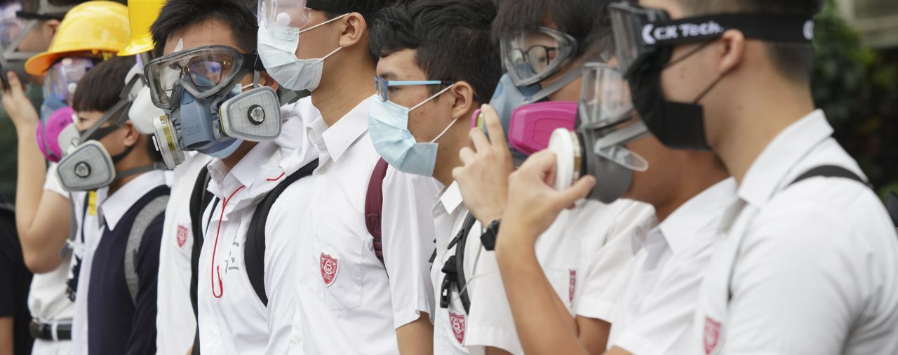 Los estudiantes de Hong Kong planean una huelga en el inicio del curso