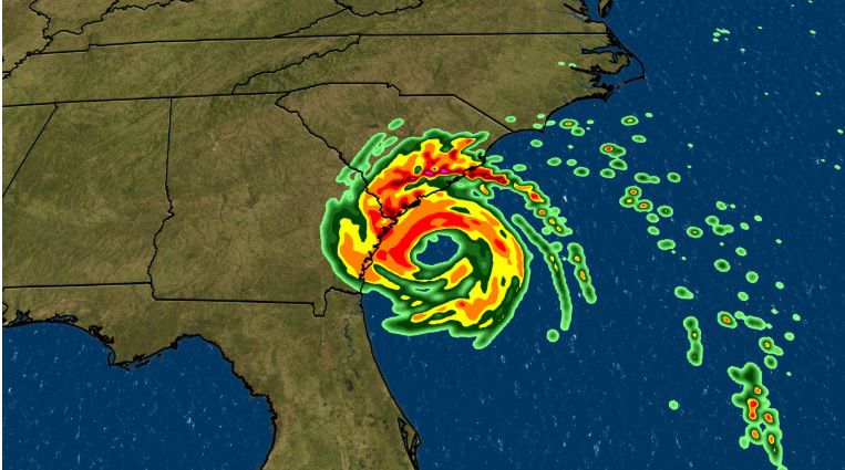 Los residentes de la costa este de Carolina del Sur y de las islas barrera en Carolina del Norte deben evacuar cuanto antes (Foto: The Weather Channel)