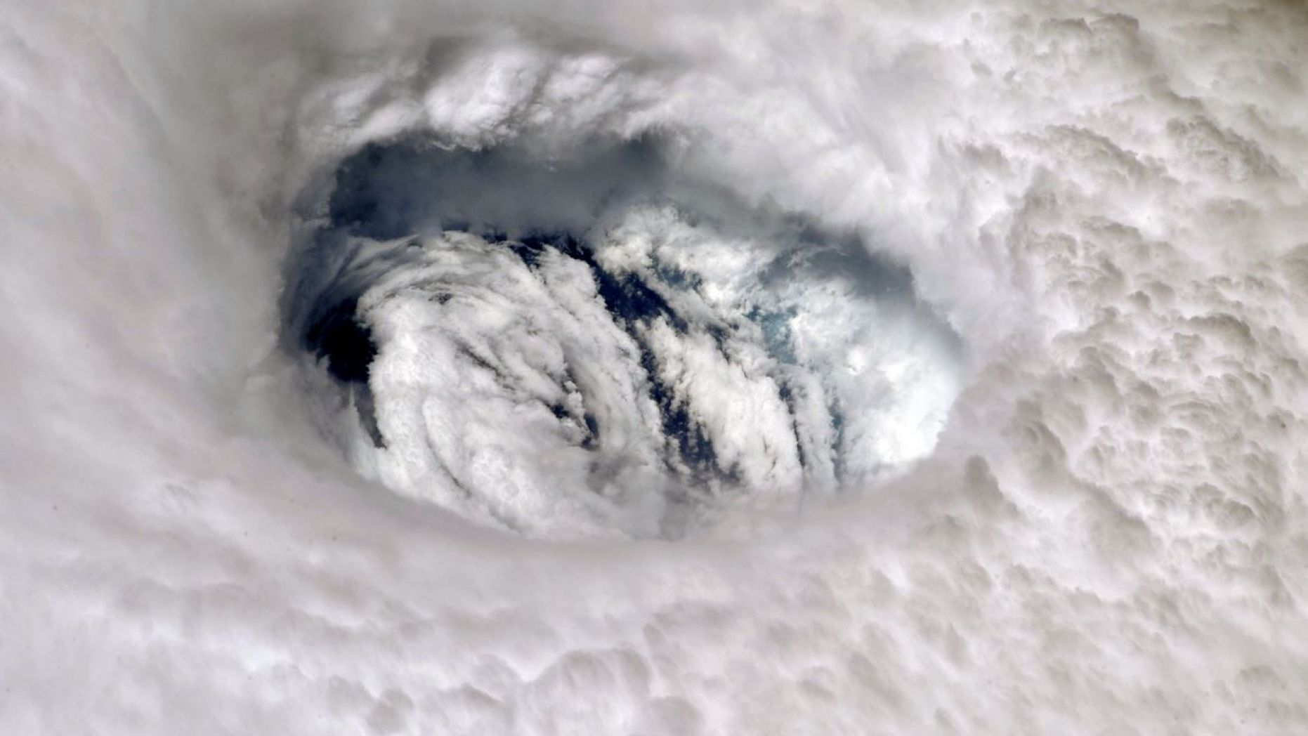 El ojo del huracán Dorian captado por la NASA (Foto: NASA)