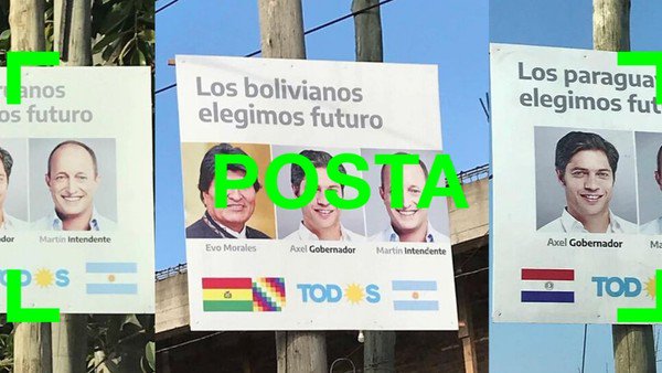 Reverso: son verdaderos los carteles de campaña del Frente de Todos para comunidades extranjeras en Lomas de Zamora