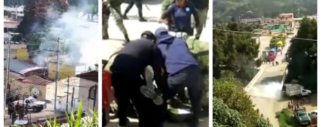 “Tiran a matar”: el violento enfrentamiento entre pobladores y elementos de la Guardia Nacional en Chiapas