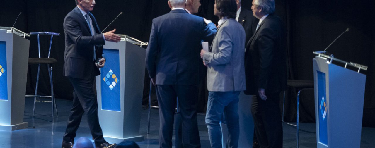 El debate por dentro: así se vivió en el auditorio, con Mauricio Macri y Alberto Fernández como protagonistas
