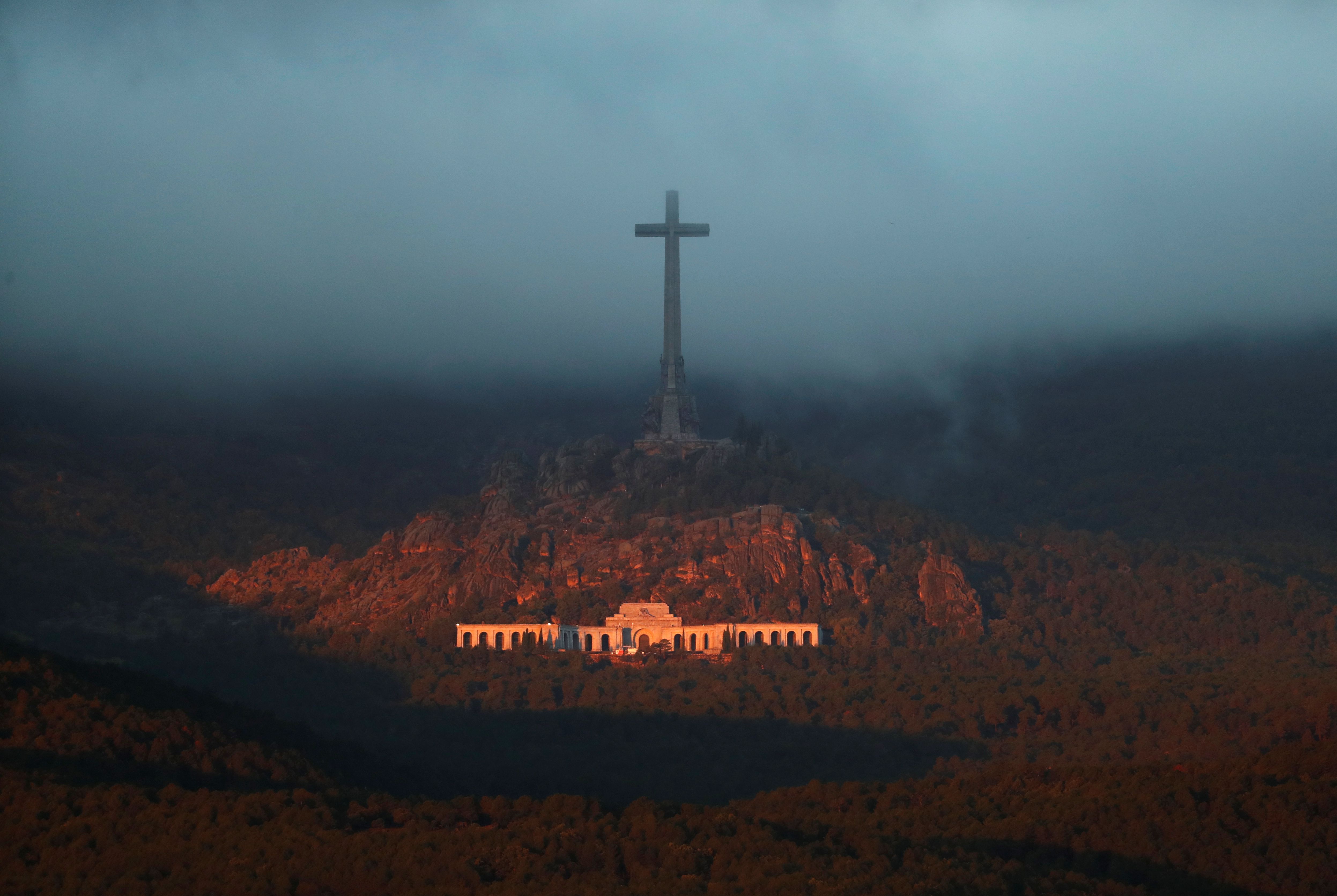 Vista del Valle de los Caídos a la mañana del jueves (REUTERS/Sergio Perez)