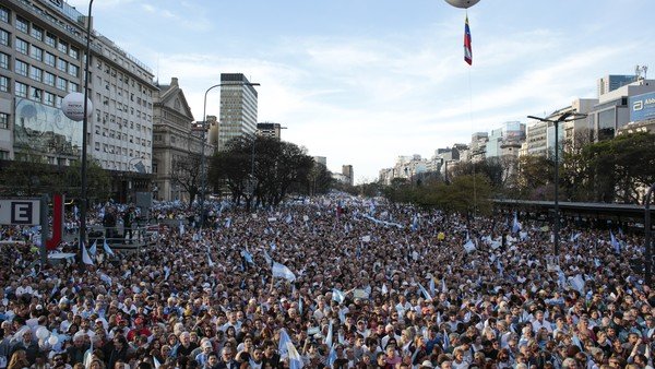 Mega foto 360°: encontrate en la "marcha del millón" en apoyo a Mauricio Macri