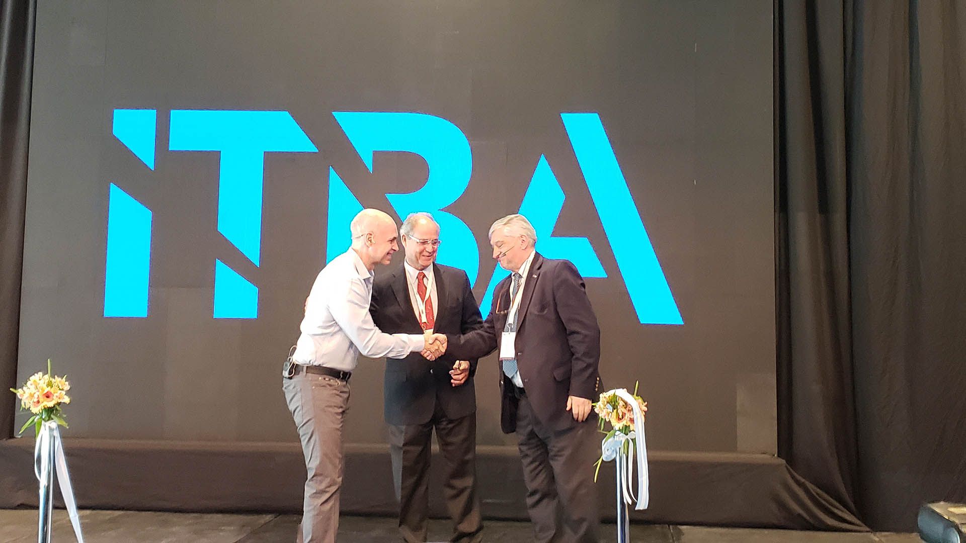 Horacio Rodríguez Larreta estuvo en la inauguración del auditorio del ITBA, en el marco del evento 100K Latam.