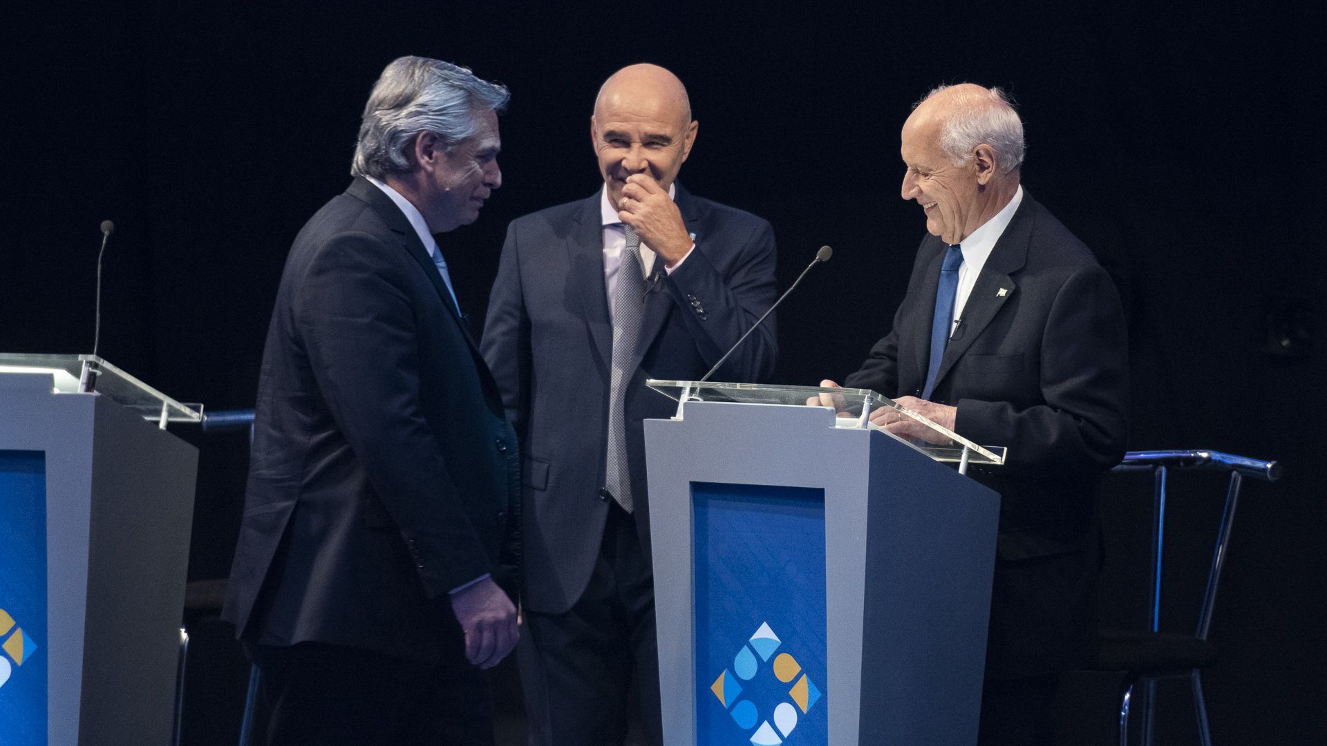 El ex ministro junto a Juan José Gómez Centurión y Alberto Fernández
