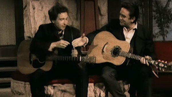 Se publicó un adelanto del material inédito que grabaron juntos Bob Dylan y Johnny Cash