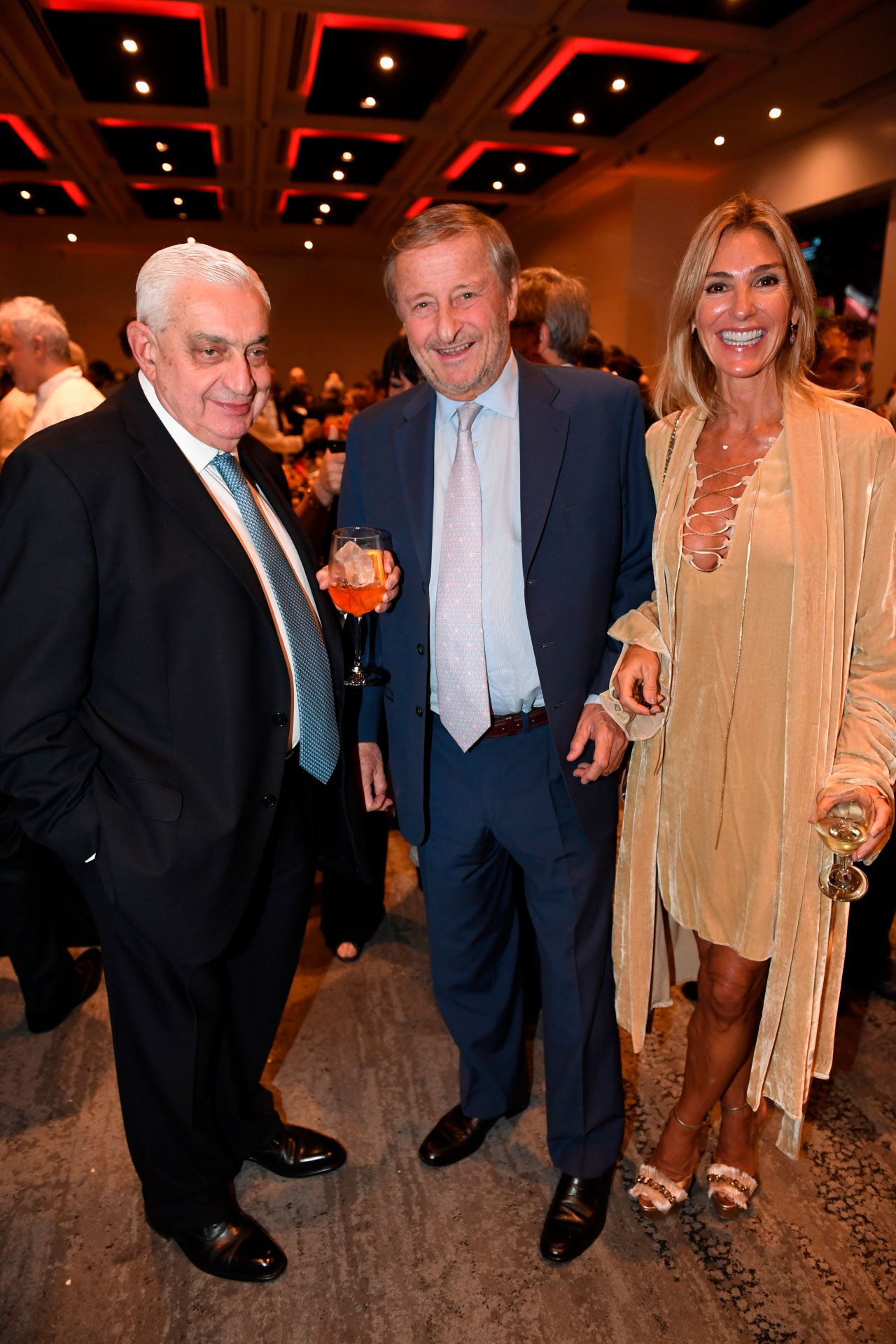 Adelmo Gabbi, Cristiano Rattazzi y Gabriela Castellani