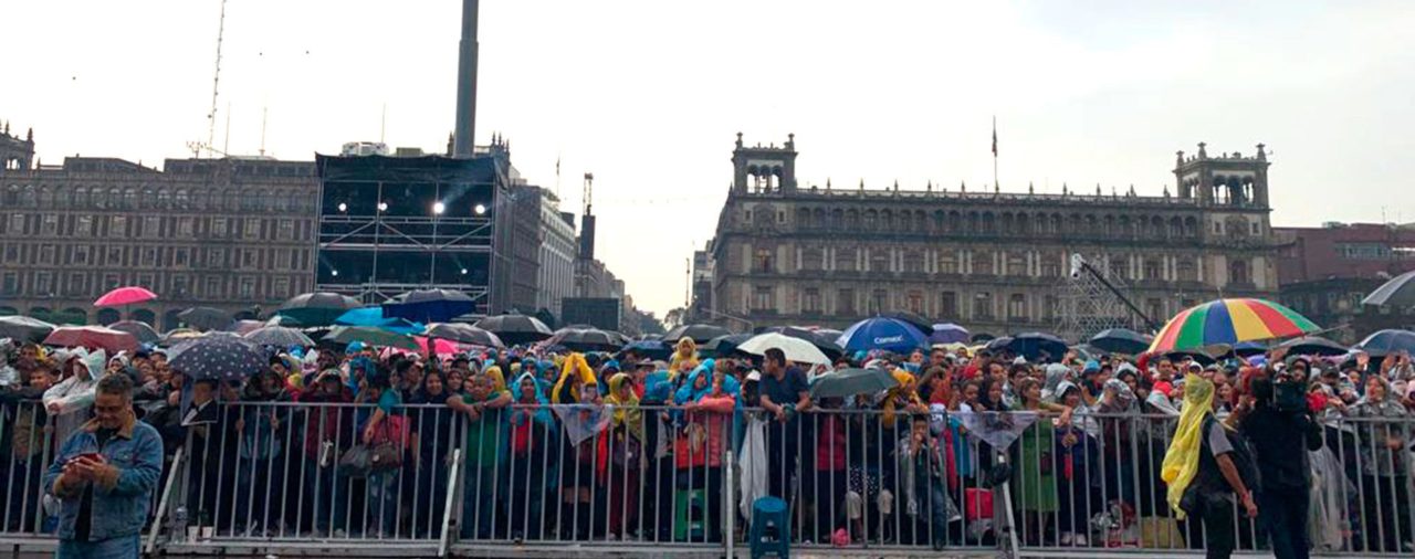 Tiempo real: Homenaje a José José en el Zócalo de la Ciudad de México