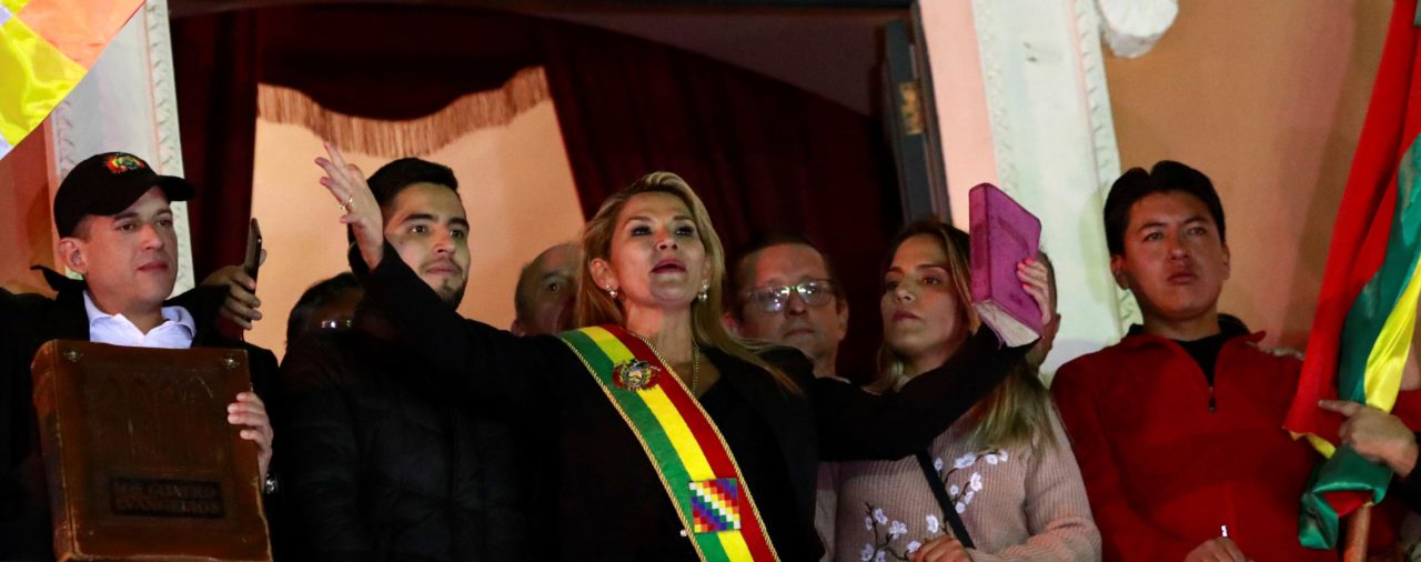 Estados Unidos reconoció a Jeanine Áñez como presidenta interina de Bolivia