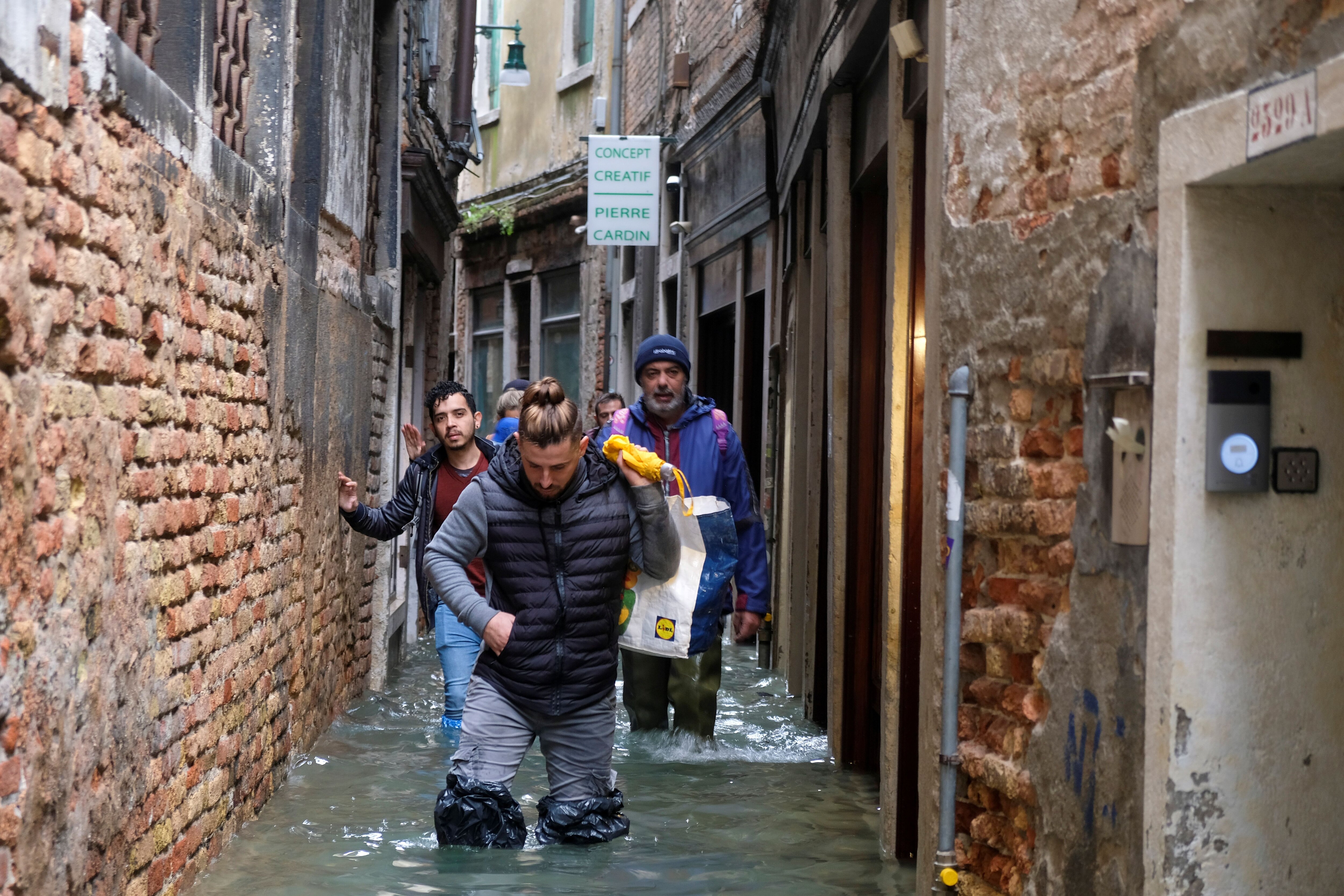 Esta semana fue la más crítica de la temporada de "acqua alta" (REUTERS/Manuel Silvestri)