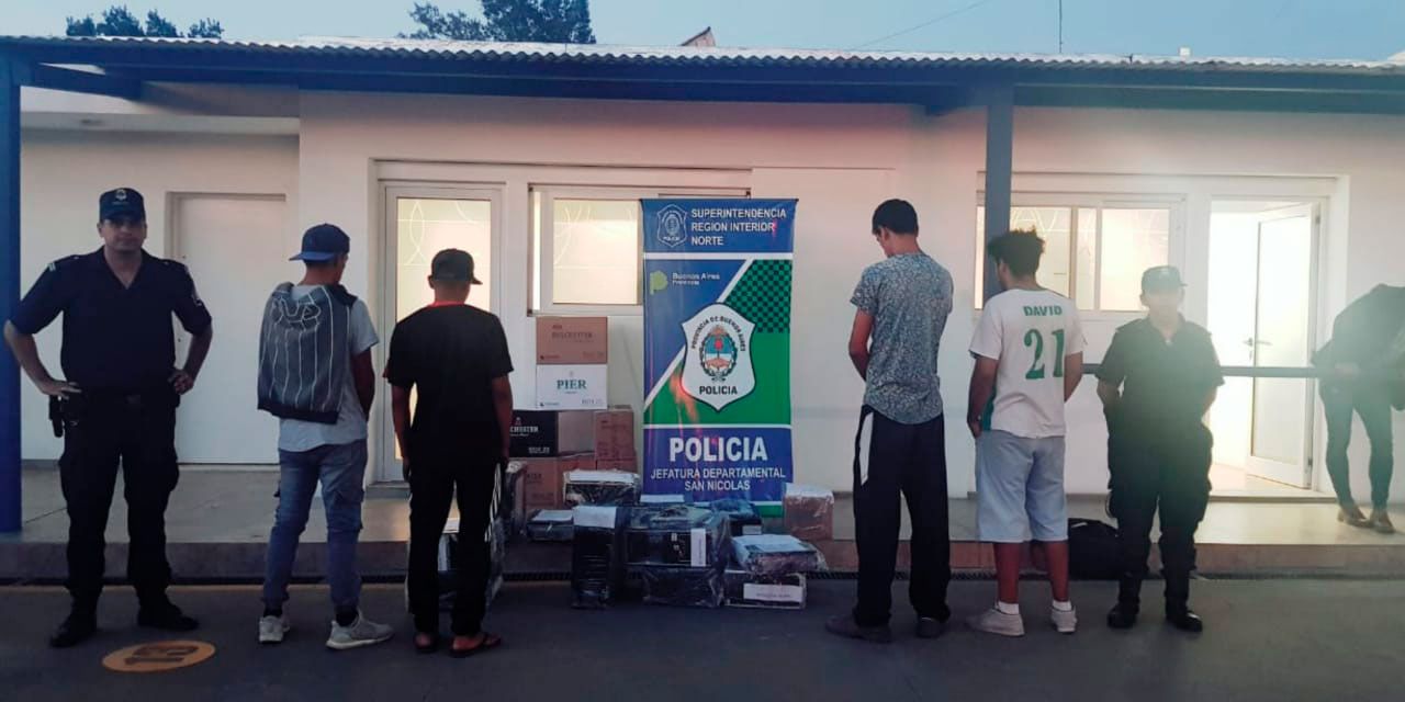 Los detenidos tienen entre 19 y 40 años