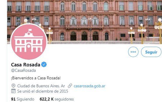 El traspaso de las redes: la cuenta oficial de la Casa Rosada se despidió de Twitter con una cita de la Biblia