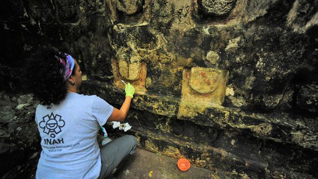 Hallaron un palacio prehispánico en la zona arqueológica de Kulubá
