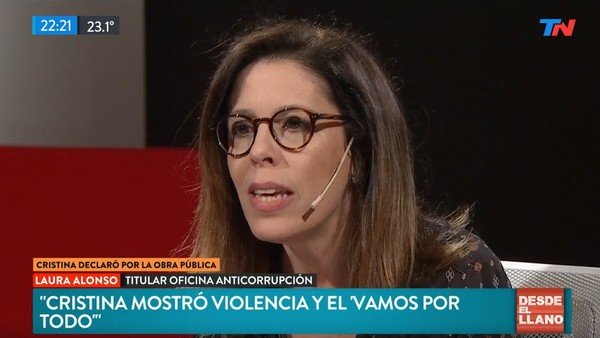 Laura Alonso: "Cristina Kirchner mostró violencia, vienen por todo, por cada uno de los que la investigaron"
