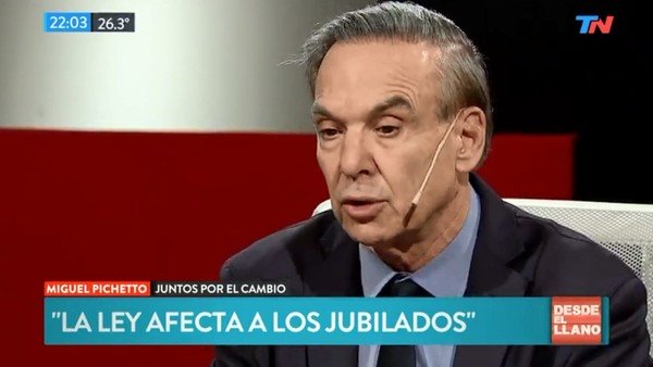 Miguel Pichetto: "Limar el liderazgo de Macri debilita a la oposición y es una tontería"