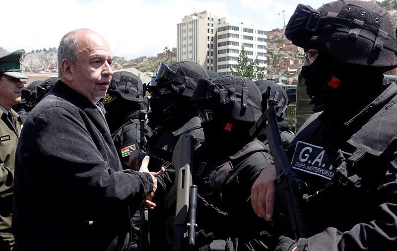 Ministro boliviano busca ayuda de Israel para combatir al "terrorismo" de izquierda