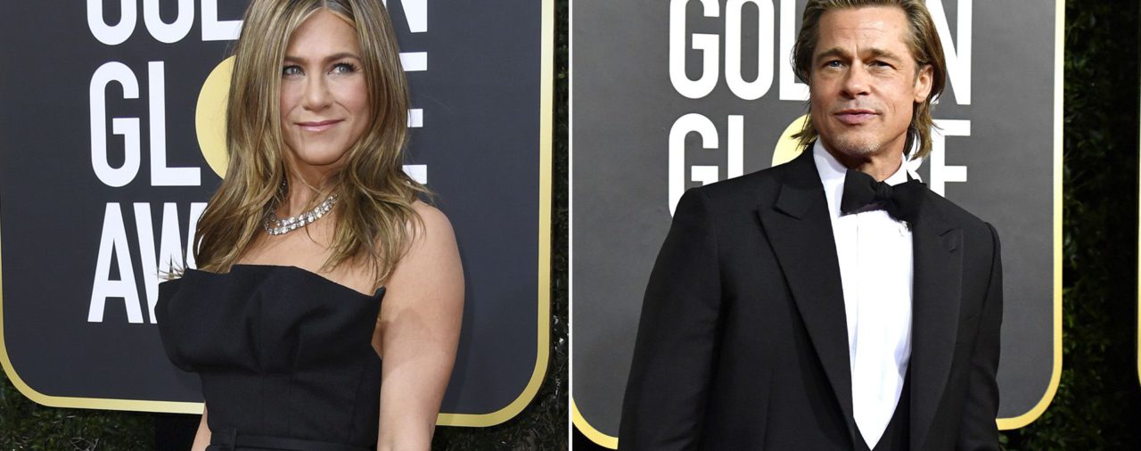 El discurso de Brad Pitt al recibir su Globo de Oro: una broma sobre sus romances y la mirada de Jennifer Aniston que enloqueció a las redes