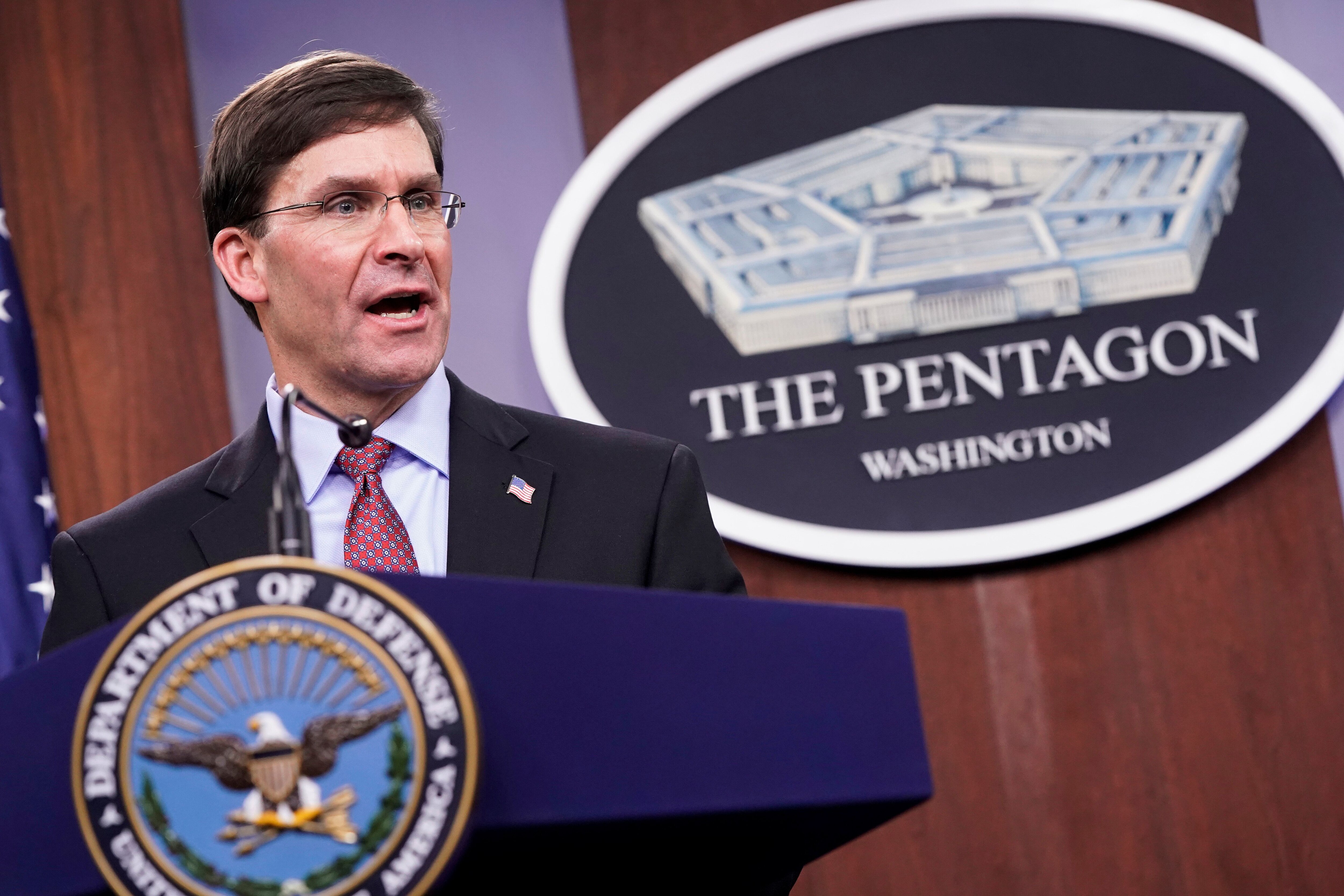 El secretario de Defensa de Estados Unidos, Mark Esper. Foto: REUTERS/Joshua Roberts